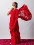 Rosemati Red Jamdani Cotton Saree